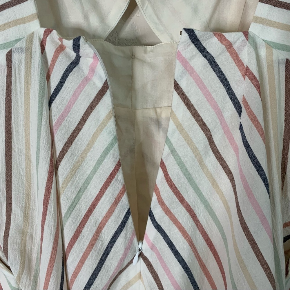 ModCloth Womens 100% cotton sunset cruise stripe dress 2 NWT - Picture 8 of 10